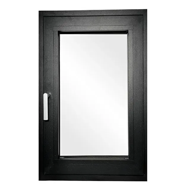 Perilla de vidrio ajustable de aleación de aluminio personalizar cocina bi pliegue ventana vidrieras y puertas