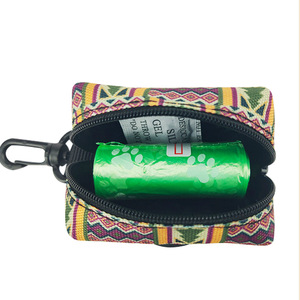 Distributeur de sacs à déjections pour animaux de compagnie, boîte de rangement portable, couleurs assorties, fournitures de nettoyage pour déjections canines, tissu 600D - Product Image 2