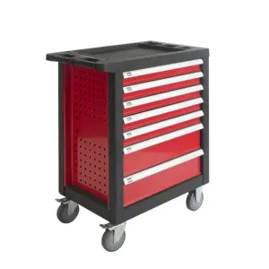 metal 7 drawers tool trolley tool cabinet with 248pcs tools set