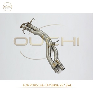 Tubos de Acero Inoxidable, Tubo Resonante para Porsche Cayenne 957 3.6L, Tubos Delanteros de Escape, Piezas de Alto Rendimiento para Automóviles - Product Image 6