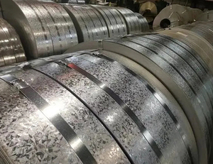 Лента стальная оцинкованная горячим способом Dx51 Dx51d G90 с цинковым покрытием, стандарт ASTM, без искр, толщина 0,12-0,2 мм - Product Image 2