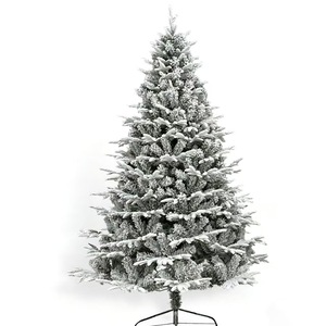 Árbol de <span class=keywords><strong>Navidad</strong></span> Artificial <span class=keywords><strong>Moderno</strong></span> con Nieve Artificial, Blanco, 150/180/210/240 cm, para Decoración del Hogar, Gran Venta - Product Image 1