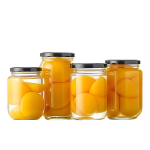 Bocal en verre pour la mise en <span class=keywords><strong>conserve</strong></span> des aliments à la maison, 480 ml, 500 ml, 750 ml, 770 ml, bocal rond transparent pour les cornichons avec couvercle en métal à visser - Product Image 1