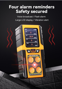 Détecteur de <span class=keywords><strong>gaz</strong></span> portable rechargeable, détecteur de <span class=keywords><strong>gaz</strong></span> réseau IP, écran LCD, détecteur d'alarme de <span class=keywords><strong>gaz</strong></span> portable - Product Image 6