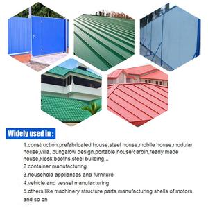 Fabrik preis Prime Zink Eisen Metall Dach blech ppgi ppgl vor lackierte verzinkte Wellblech Dach platte - Product Image 4