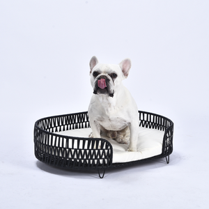 Groothandel <span class=keywords><strong>Wicker</strong></span> Huisdierenbed voor Katten & Honden, Rieten Huisdierenbank met Kussen, Rustgevende Binnenhuisdierenlounge, OEM ODM - Product Image 6