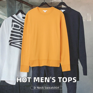 Sweat-shirt Homme Nouveau Style Design Solide Doublé Meilleure Fabrication Techniques Lavées Prix de Gros Vente Chaude - Product Image 3