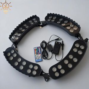 Lampe à pilier en aluminium LED RGB IP65, luminaire suspendu, éclairage paysager, éclairage LED extérieur basse tension pour pelouse avec télécommande - Product Image 3