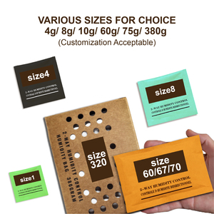 Paquetes de Control de Humedad Bidireccional Personalizados RH62% 69% 72% para Guitarras, Cigarros, Hierbas 4g 8g 10g 60g 75g 380g - Product Image 2