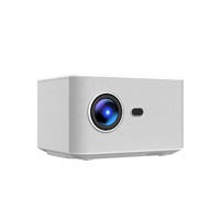 Proyector de Video Inteligente con Enfoque Automático y Corrección Keystone, Android 14, Altavoz Integrado, Aplicaciones, WiFi 6, BT 5.0, 500 ANSI, para Cine en Casa y Exteriores, 1080P