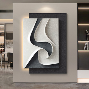 Double couche de sablage fait à la main <span class=keywords><strong>Peinture</strong></span> décorative pour la maison <span class=keywords><strong>Peinture</strong></span> de fond de couloir de <span class=keywords><strong>salon</strong></span> <span class=keywords><strong>Peinture</strong></span> décorative à LED - Product Image 5