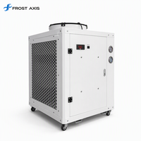 Enfriador de Agua por Espiral Refrigerado por Aire para Control de Temperatura en Procesos de Inyección de Plástico y Láser en Fábricas, Equipo de Refrigeración