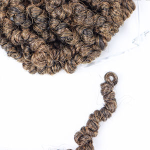 Usine prix qualité 18 pouces t33 pré extension <span class=keywords><strong>violet</strong></span> raffiné tresses 12 bourgogne bleu crochet <span class=keywords><strong>cheveux</strong></span> <span class=keywords><strong>bombe</strong></span> printemps torsion couleur - Product Image 5