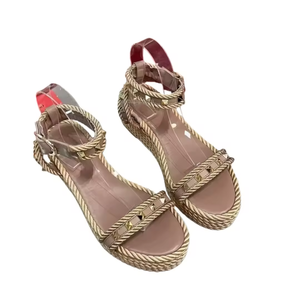 2025 New Designer rivet Sandals Luxury Shoes Fashion Outdoor Genuine Leather Shoes Anti-slip Flat Sandals Women's Casual Shoes - Product Image 1