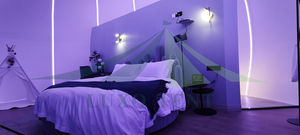 Kamp çadırı açık özelleştirilmiş <span class=keywords><strong>conch</strong></span> otel satılık çadır - Product Image 3