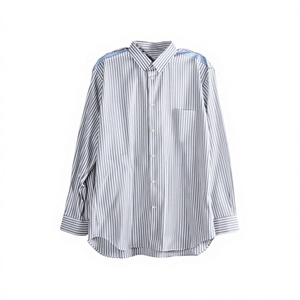 Chemise Homme Marque Lauren de Haute Qualité en Coton à Manches Longues, Décontractée, Tendance, Rayée <span class=keywords><strong>Marlin</strong></span>, Anti-boulochage, Automne, Vente en Gros, OEM - Product Image 1