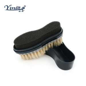 Cepillo para Zapatos Yinste de Cerdas Suaves, Pelo de Cerdo, 2 Piezas, Cepillo de Limpieza para Eliminar Manchas - Product Image 4
