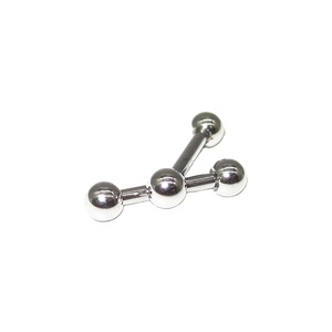 Acero inoxidable 316L chapado en oro para niños boda Barbell Industrial Labret oreja lengua pezón barra anillo cuerpo Piercing joyería - Product Image 2