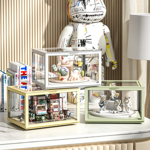 Boîte de rangement pour figurines d'<span class=keywords><strong>action</strong></span> de chaussures de boxe de luxe en PS à haute transparence, personnalisable, faible MOQ, en stock - Product Image 5