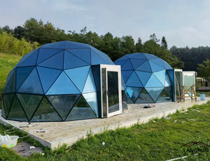 <span class=keywords><strong>Geo</strong></span> Dome Huis Grote Geodetische Koepel Kit Tenten Glamping Tuin Glas Polycarbonaat Iglo Koepel Huis - Product Image 3