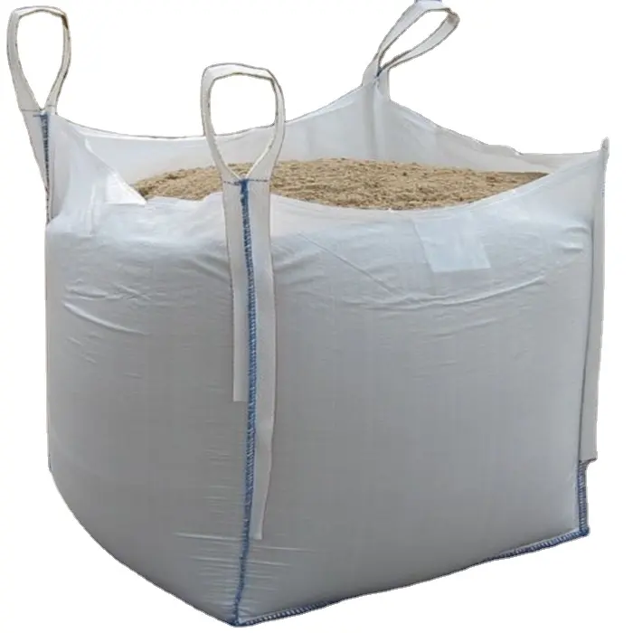1000KGS-1500KGS 100% yeni malzeme toptan PP FIBC toplu çanta Jumbo çanta süper çuval çantalar tedarikçi üreticisi
