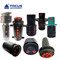 Raccord Rotatif Multivoies Haute Pression Multicircuit à Huile Hydraulique, 2,3,4,6,8,9 voies Raccord rotatif