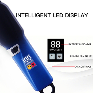 <span class=keywords><strong>Tondeuse</strong></span> à cheveux de coiffeur électrique rechargeable professionnelle pour hommes affichage à LED <span class=keywords><strong>tondeuse</strong></span> à cheveux - Product Image 3