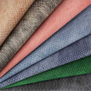 Tissu Jeans Artificiels Texturé en Similicuir de Style Rétro en Relief de Crocodile PU Cuir Synthétique Décoratif pour Sac/Rembourrage - Product Image 5