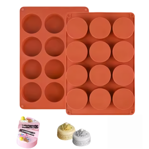 <span class=keywords><strong>Molde</strong></span> de silicona <span class=keywords><strong>para</strong></span> galletas <span class=keywords><strong>Oreo</strong></span> de 12 cavidades, <span class=keywords><strong>molde</strong></span> de silicona <span class=keywords><strong>para</strong></span> <span class=keywords><strong>Chocolate</strong></span> sin Bpa <span class=keywords><strong>para</strong></span> dulces, pudín, jabón, Cupcake, gelatina, Muffin - Product Image 6