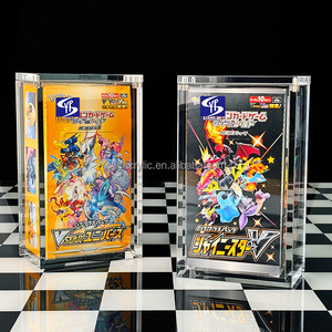 Boîte de <span class=keywords><strong>booster</strong></span> japonaise de haute qualité <span class=keywords><strong>Pokemon</strong></span> GO SYP, échantillon gratuit, acrylique pour Shiny <span class=keywords><strong>V</strong></span> & Tag Team All Stars <span class=keywords><strong>Booster</strong></span> Box (version petite) - Product Image 1