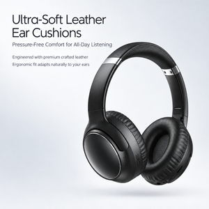 Casque audio sans fil circum-auriculaire à son surround 360°, BT 5.3, HiFi, ANC, commandes tactiles - Product Image 5