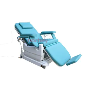 MT MEDICAL Economic 2 Function Electric Adjustable Patient Transfusion Reclining Dialysis Chair with Wheels