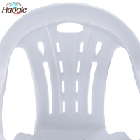 Chaise de salle à manger colorée Haogle, mobilier domestique, chaise en plastique PP pour extérieur, jardin, banquet, plage