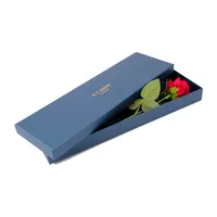 Bastel papier Blumen arrangement Box benutzer definierte Vatertag Luxus lange Blumen kasten