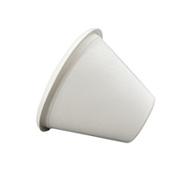 Pot de pépinière compostable respectueux de l'environnement Pots de plantes Bio dégradable canne à sucre Bagasse pépinière bassin tasse avec trou