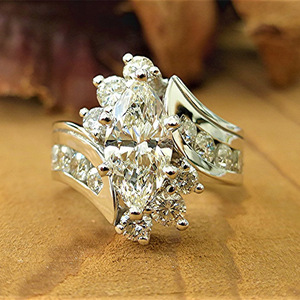 Anello dal Design a Forma di Marquise, Stile Creativo per Donne - Product Image 1