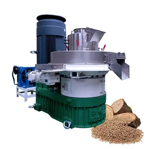 1.5-2t/h output wood waste corn cob agricultural straw ring mold biomass pellet machine
