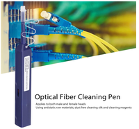 Pena Pembersih Serat Optik LC 1.25mm 800+ Pembersih Konektor Optik Satu Klik & Pena Pembersih Permukaan Ujung Dilengkapi Tutup Anti Debu