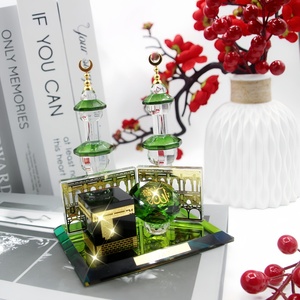 Decoración de Cristal para Fiesta de Eid al-Fitr y Ramadán 2025, Regalo Musulmán para el Hogar con Diseño de Mezquita - Product Image 5
