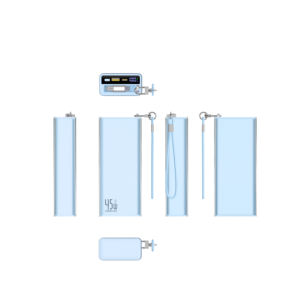 Opaqi Banco de Energía de Alta Capacidad de 45W y 20000mAh con Carga Rápida, Enchufe Integrado, Puertos USB-C y USB-A Dobles - Product Image 3