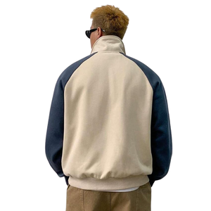 Pull en molleton à col montant coloré pour homme, chaud pour l'hiver, fabrication OEM ODM - Product Image 6