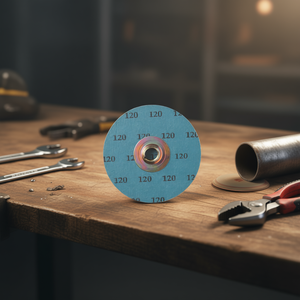 Disque abrasif en corindon Ttake, grain 120, avec raccord rapide femelle Ab1090 - Product Image 3