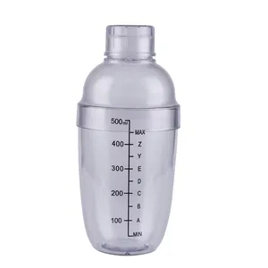 New Model 530ml Boston Shaker for Bars and Hotels PC Material Cocktail Shaker Tool