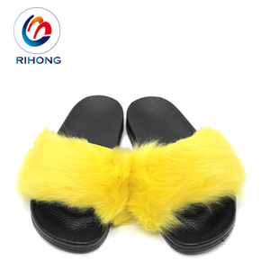 Nuovo arrivo casa invernale casa donna donna Slide sandalo con logo scarpe <span class=keywords><strong>pelose</strong></span> <span class=keywords><strong>pantofole</strong></span> - Product Image 3