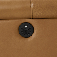 Fauteuil inclinable confortable pour chambre à coucher, salon, fauteuil inclinable électrique en cuir avec USB