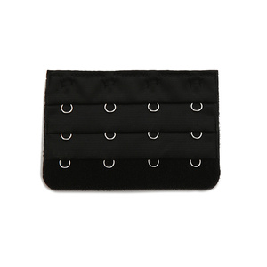 Vente en gros Respectueux de l'environnement Réutilisable 7.5cm <span class=keywords><strong>4</strong></span> Crochets Sangle Réglable Nylon Crochet Soutien-Gorge Extensions Élastique Soutien-Gorge Sangle Rallonges - Product Image 2