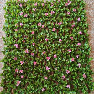 Écran de confidentialité artificiel simple côté laisser faux vert herbe plante jardin décoration murale extensible haie extensible Faux lierre clôture - Product Image 3