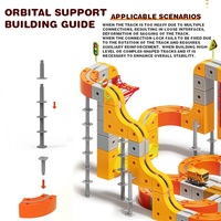 Circuit magnétique 3D de course automobile, ensemble de 117 pièces, système DIY, batterie au lithium, jouet éducatif, collection saisonnière en vente au détail