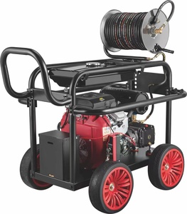 Nettoyeur <span class=keywords><strong>de</strong></span> canalisations industriel diesel 200 bars, haute performance, avec tête <span class=keywords><strong>de</strong></span> <span class=keywords><strong>pompe</strong></span> à piston personnalisée pour le nettoyage des égouts - Product Image 6