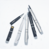 Stylo bille pointeur laser petite capacité clé usb Dernier modèle lumière led clé usb 8g